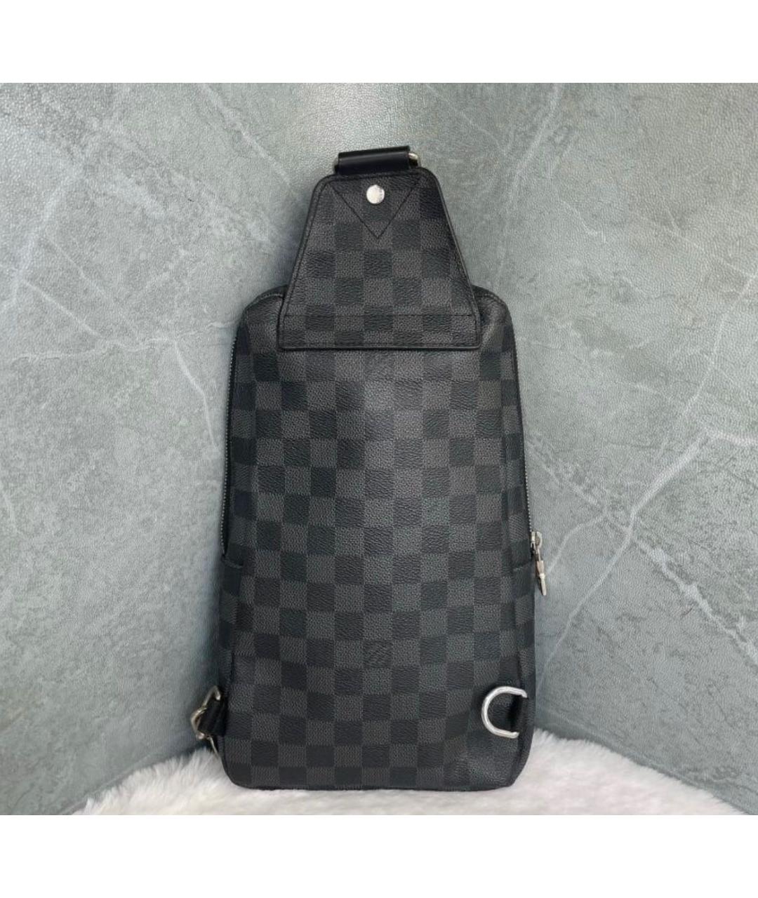 LOUIS VUITTON Черная сумка на плечо, фото 3