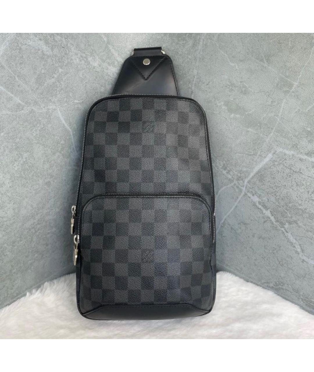 LOUIS VUITTON Черная сумка на плечо, фото 2