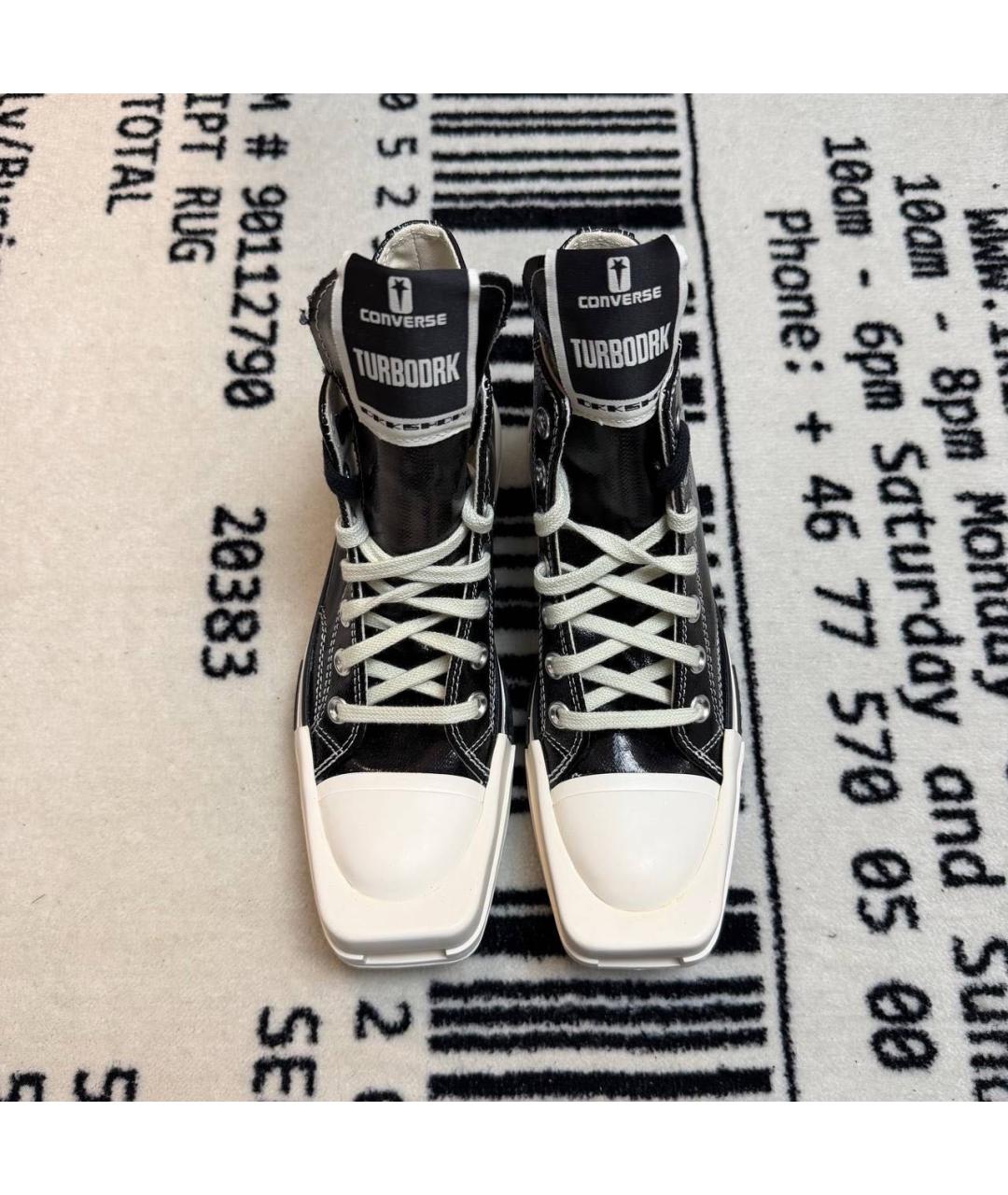 RICK OWENS DRKSHDW Черные кеды, фото 2