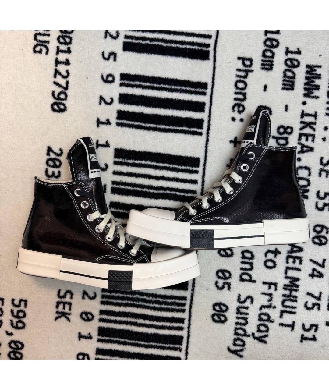 RICK OWENS DRKSHDW Черные кеды, фото 6