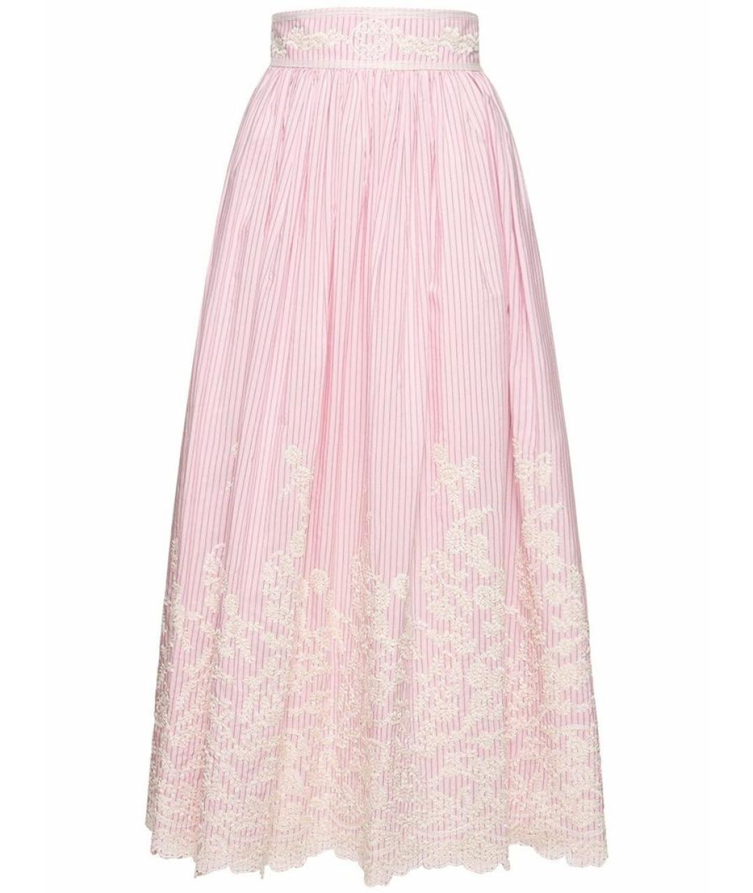 ELIE SAAB Розовый хлопковый костюм с юбками, фото 2