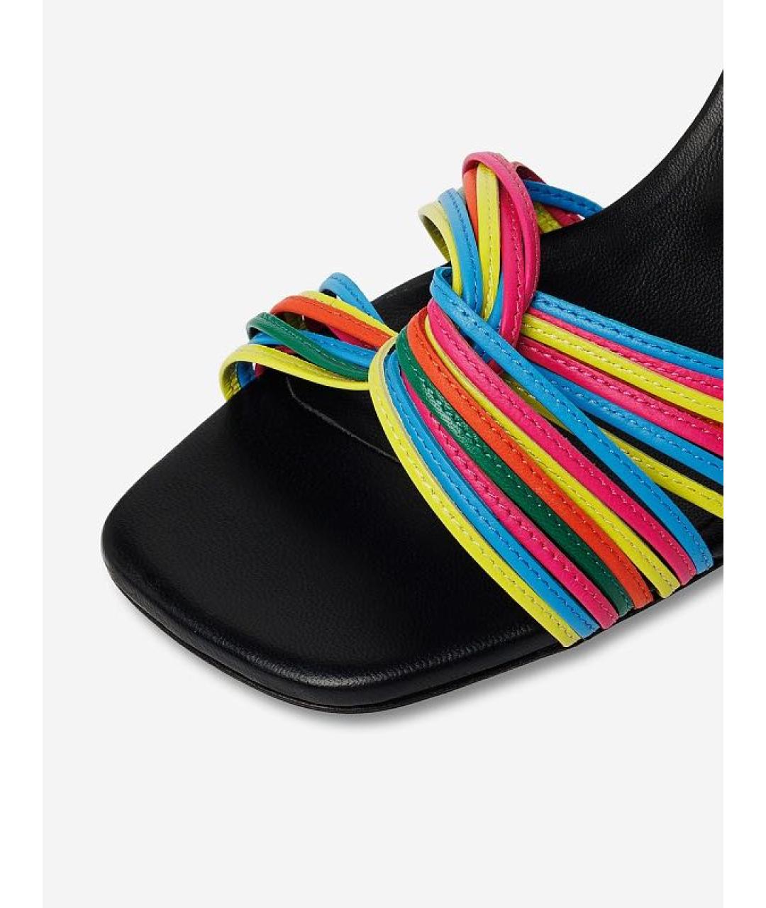 MSGM Мульти кожаные босоножки, фото 5