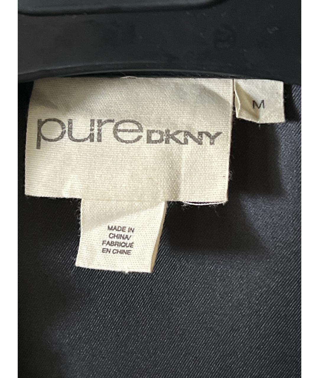 DKNY Антрацитовая шелковая куртка, фото 4