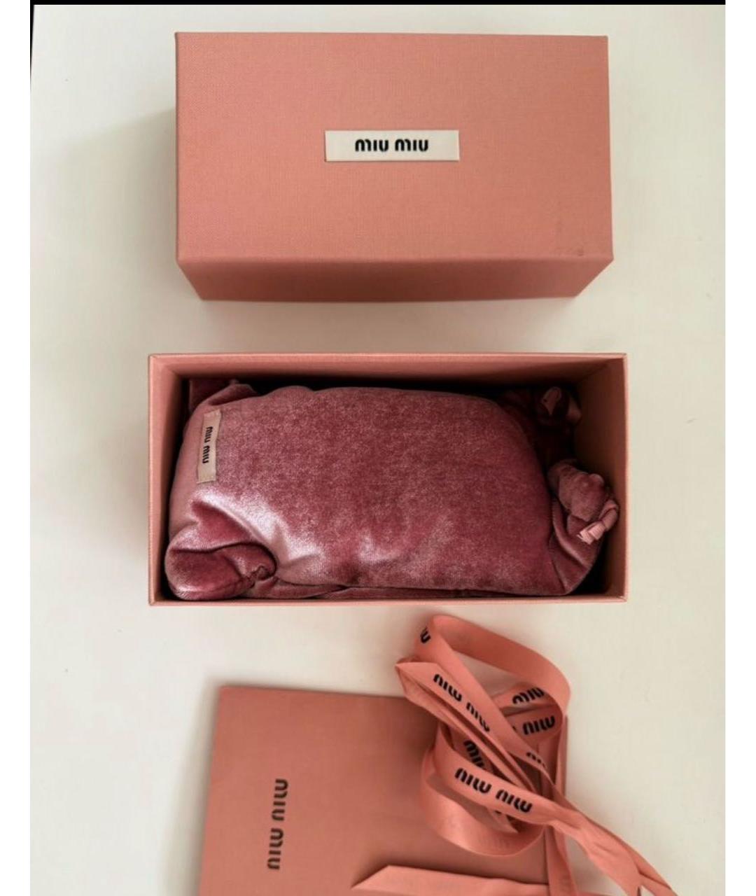 MIU MIU Синие пластиковые солнцезащитные очки, фото 4