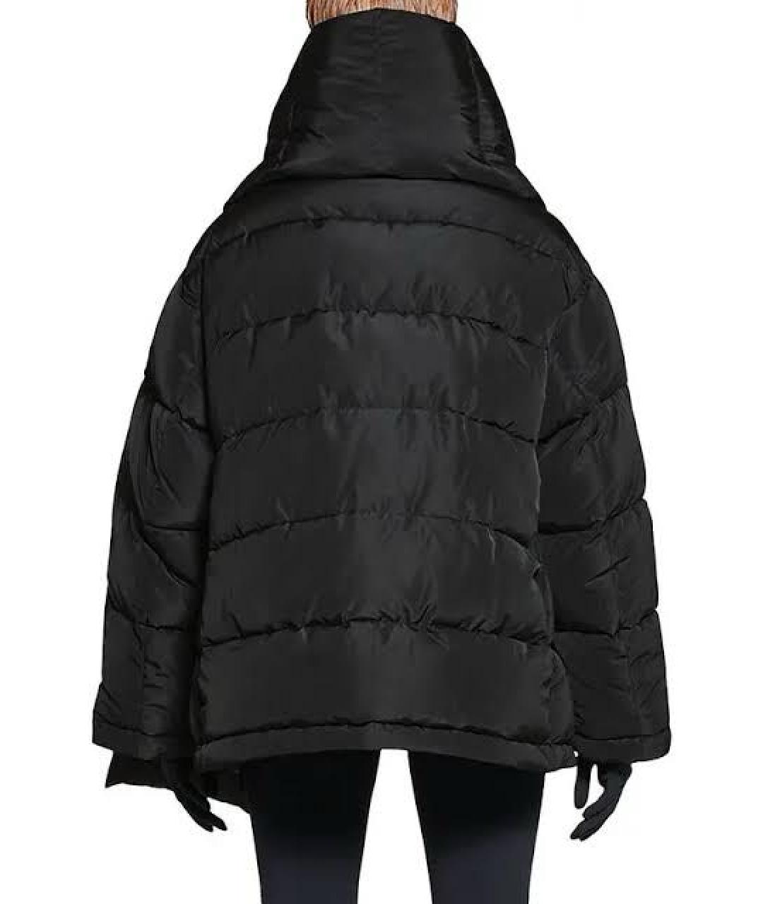 BALENCIAGA Черный полиэстеровый пуховик, фото 3