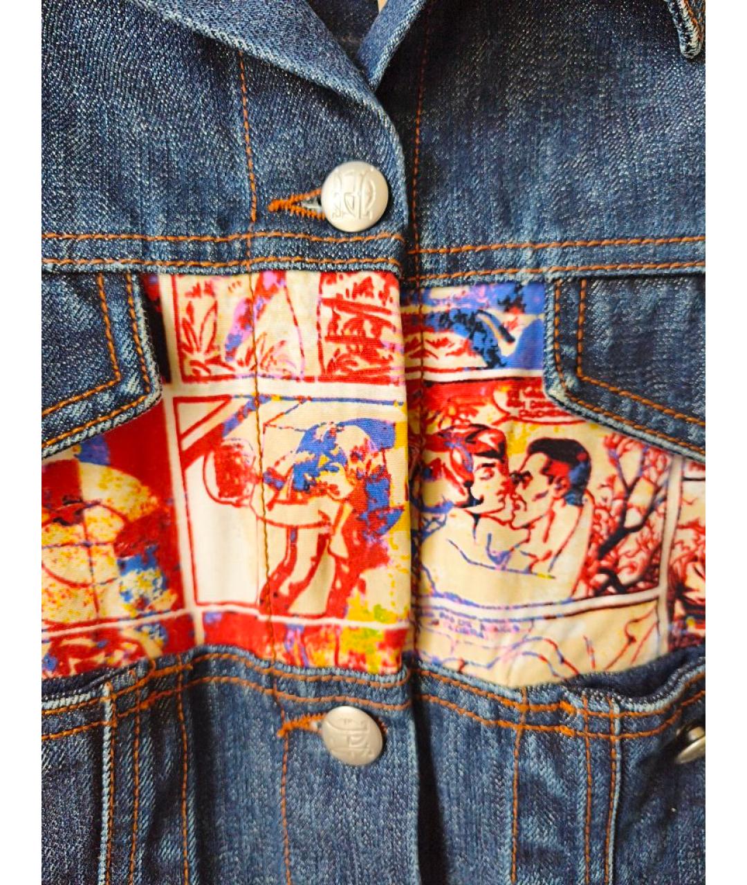 JEAN PAUL GAULTIER Мульти деним куртка, фото 4