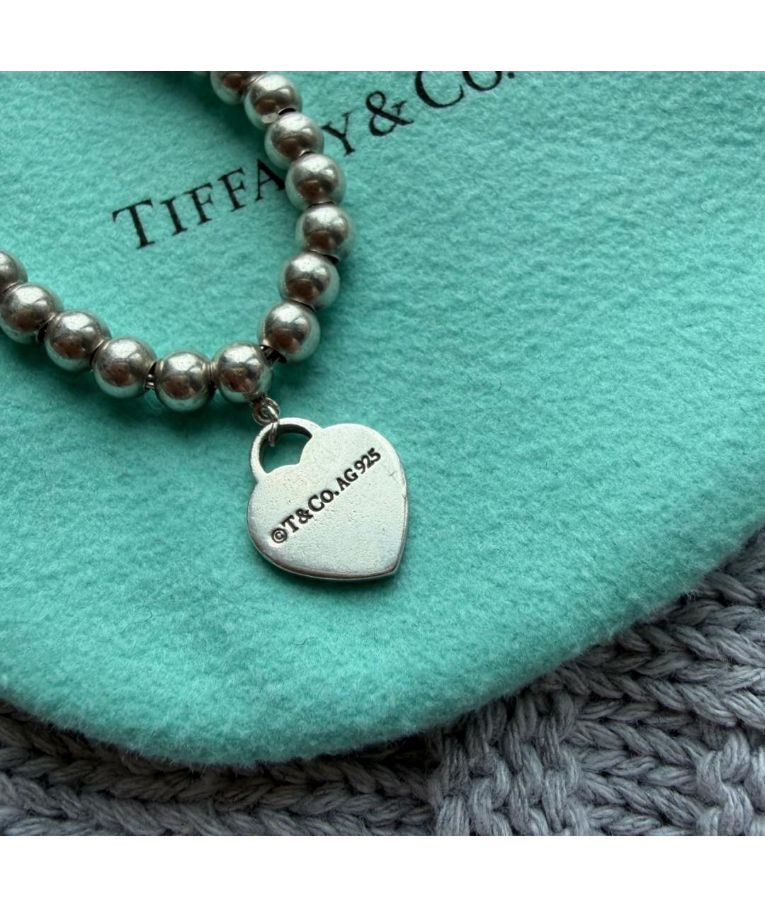 TIFFANY&CO Серебряный серебряный браслет, фото 4