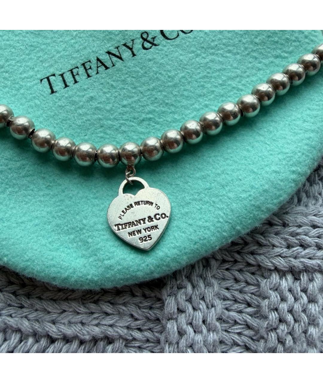 TIFFANY&CO Серебряный серебряный браслет, фото 3