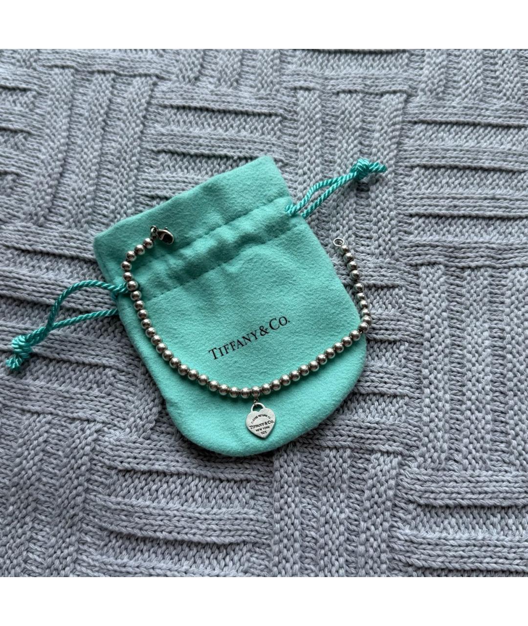 TIFFANY&CO Серебряный серебряный браслет, фото 2