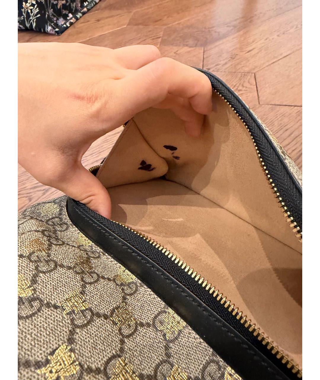 GUCCI Бежевый рюкзак, фото 4