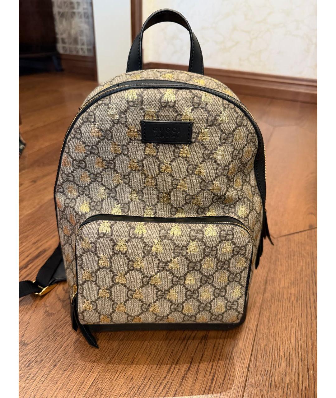 GUCCI Бежевый рюкзак, фото 2