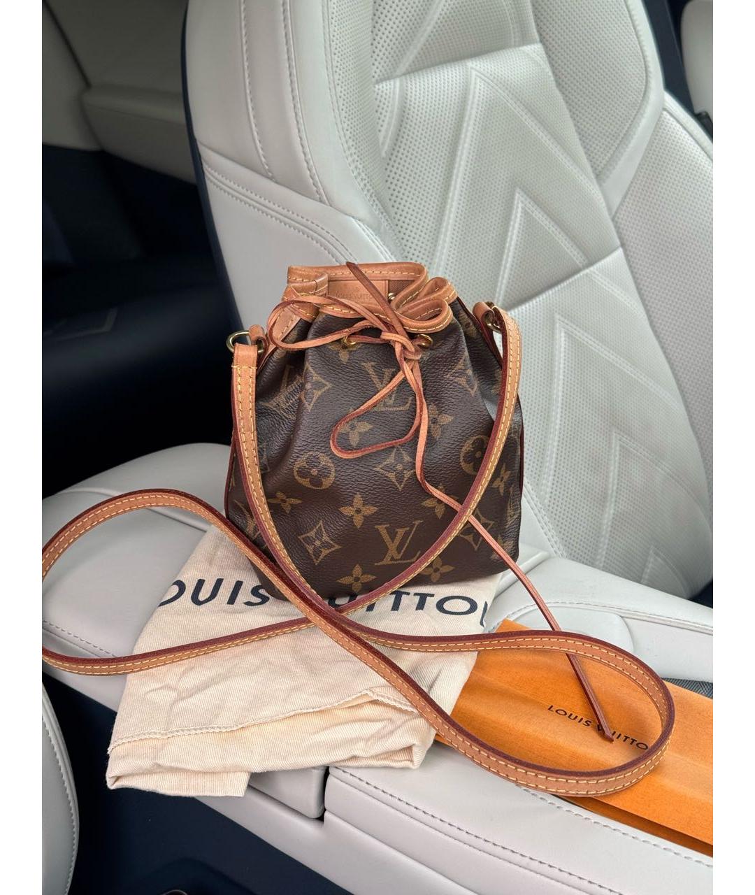 LOUIS VUITTON Коричневая сумка через плечо, фото 5