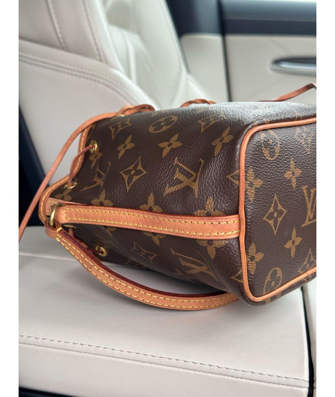 LOUIS VUITTON Коричневая сумка через плечо, фото 6