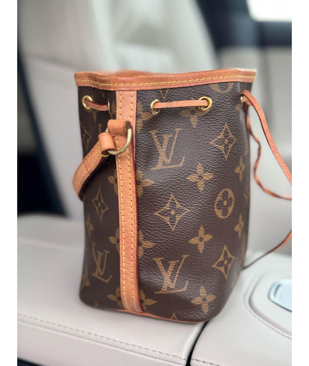 LOUIS VUITTON Коричневая сумка через плечо, фото 2