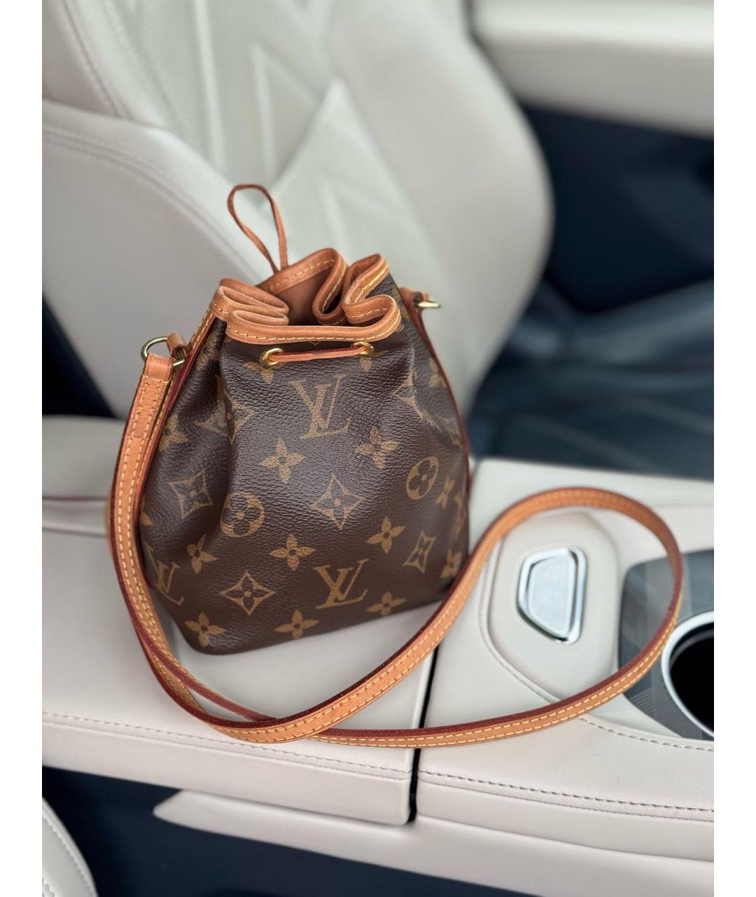 LOUIS VUITTON Коричневая сумка через плечо, фото 3