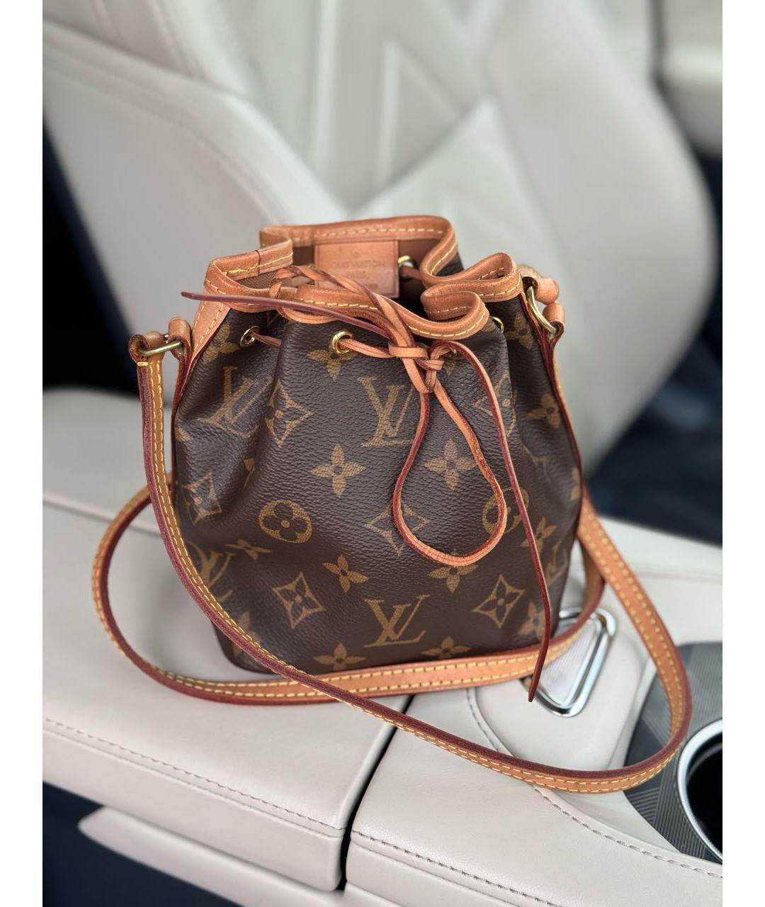 LOUIS VUITTON Коричневая сумка через плечо, фото 9