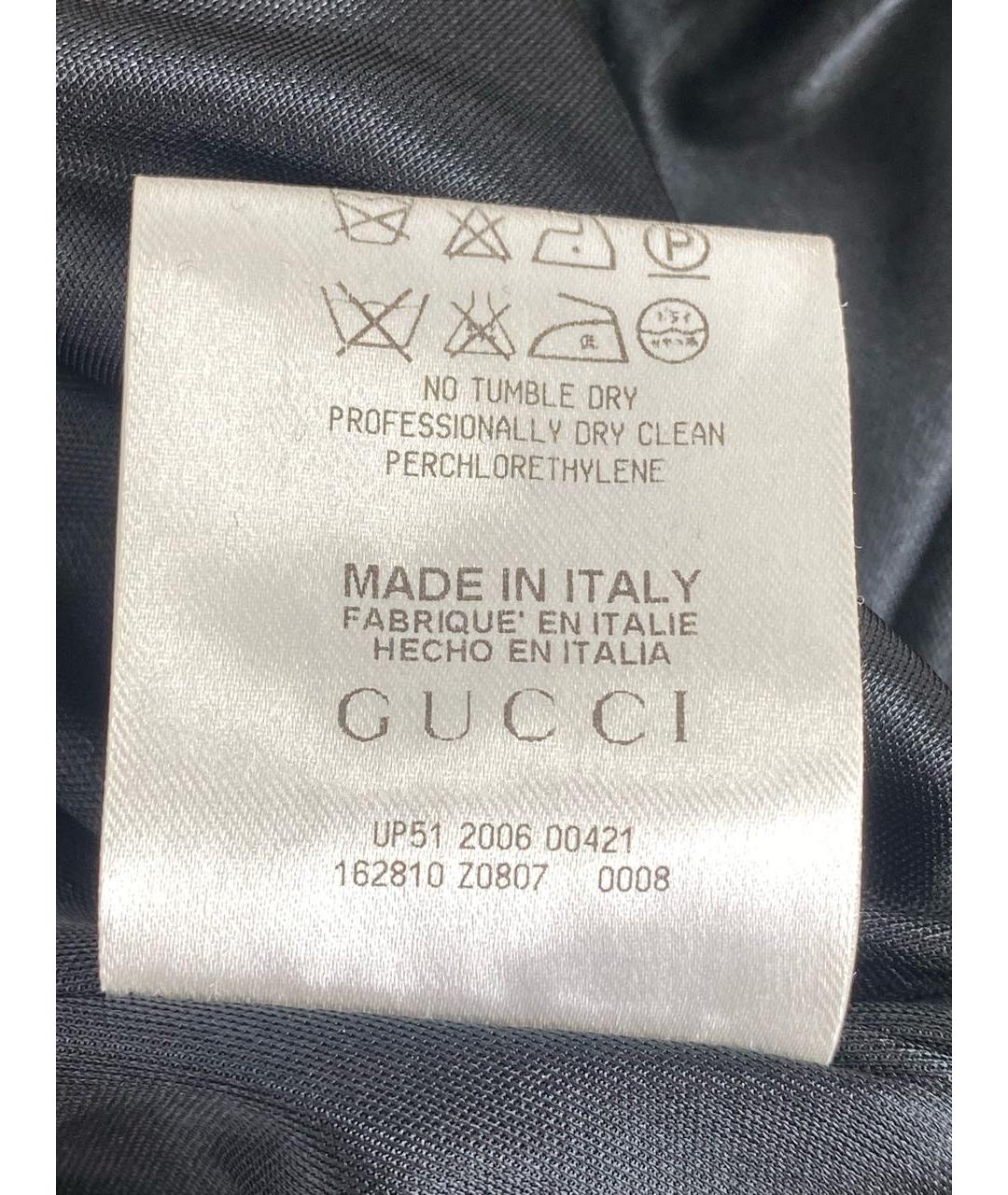 GUCCI Черное вискозное платье, фото 8