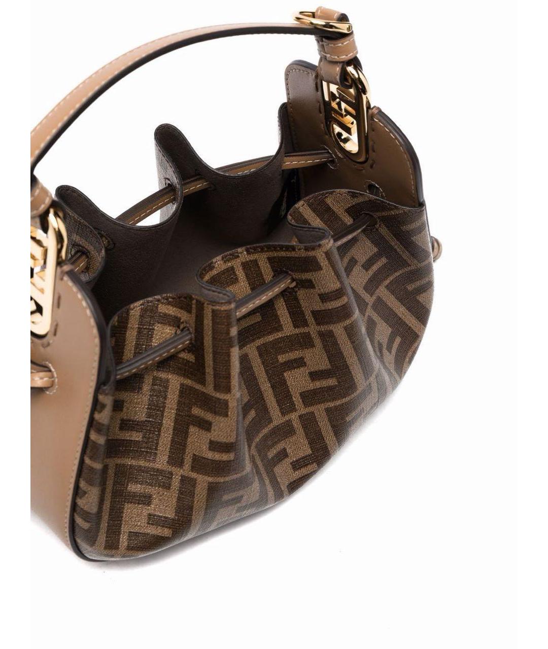 FENDI Бежевая сумка через плечо, фото 3