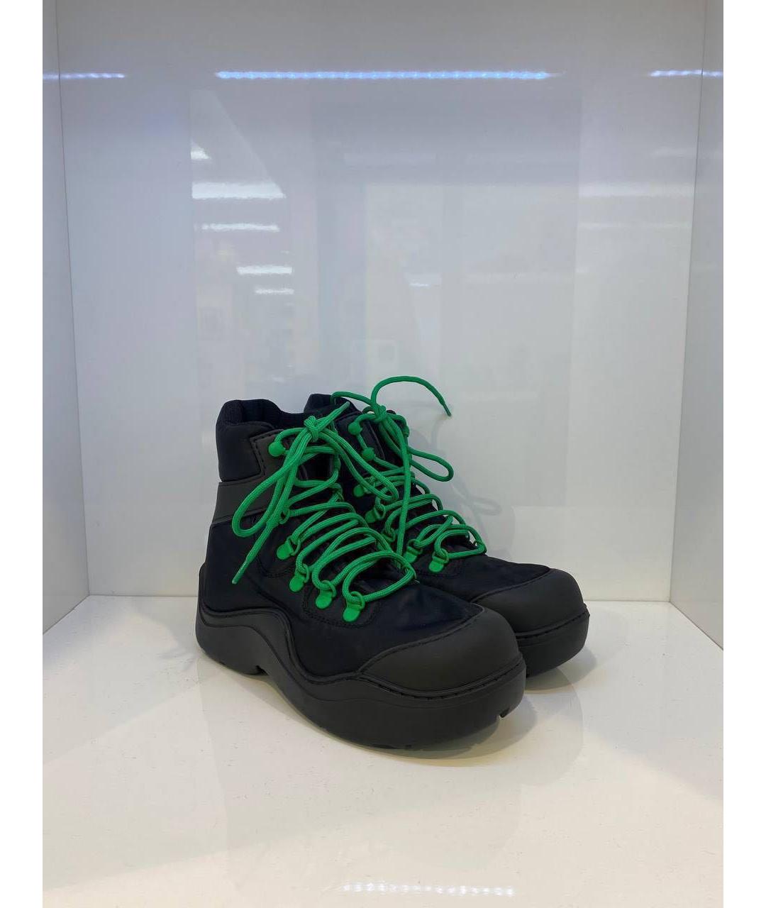BOTTEGA VENETA Черные ботинки, фото 2