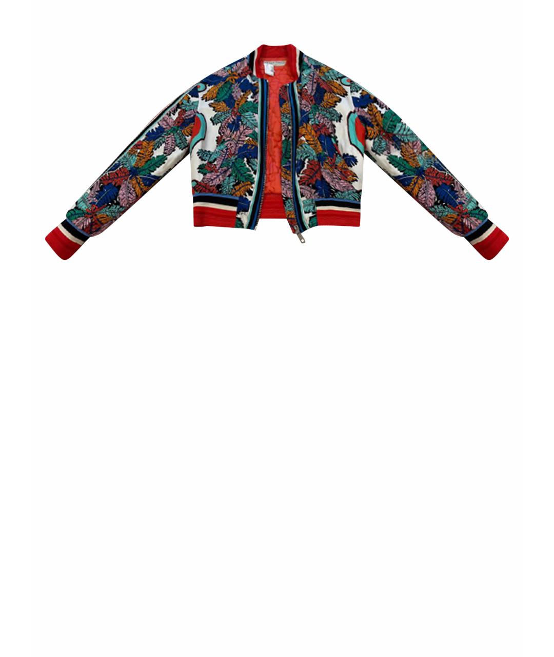 EMILIO PUCCI Мульти шелковая куртка, фото 1
