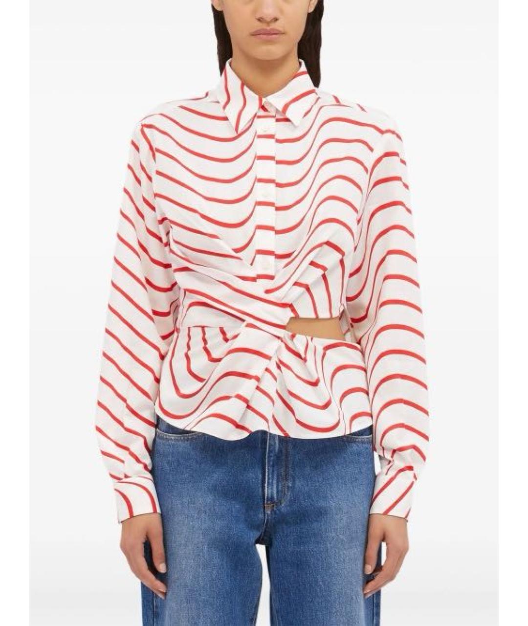 MSGM Белая хлопковая рубашка, фото 2