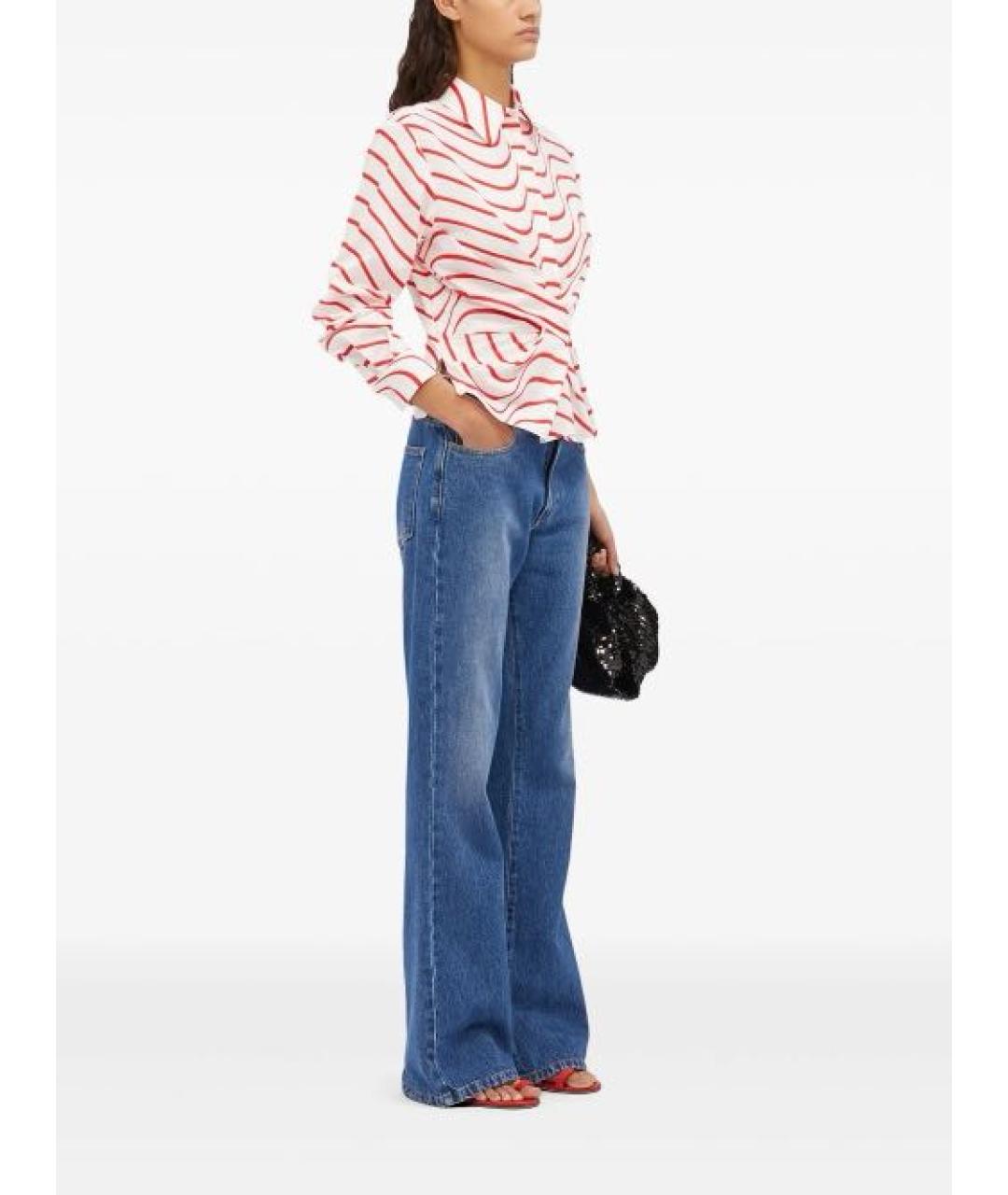 MSGM Белая хлопковая рубашка, фото 5