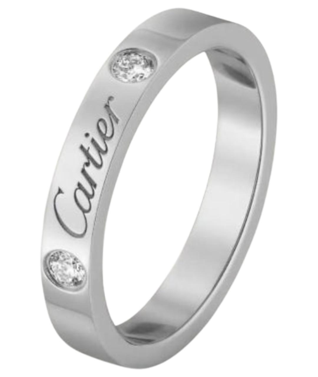 CARTIER Серебряное платиновое кольцо, фото 1