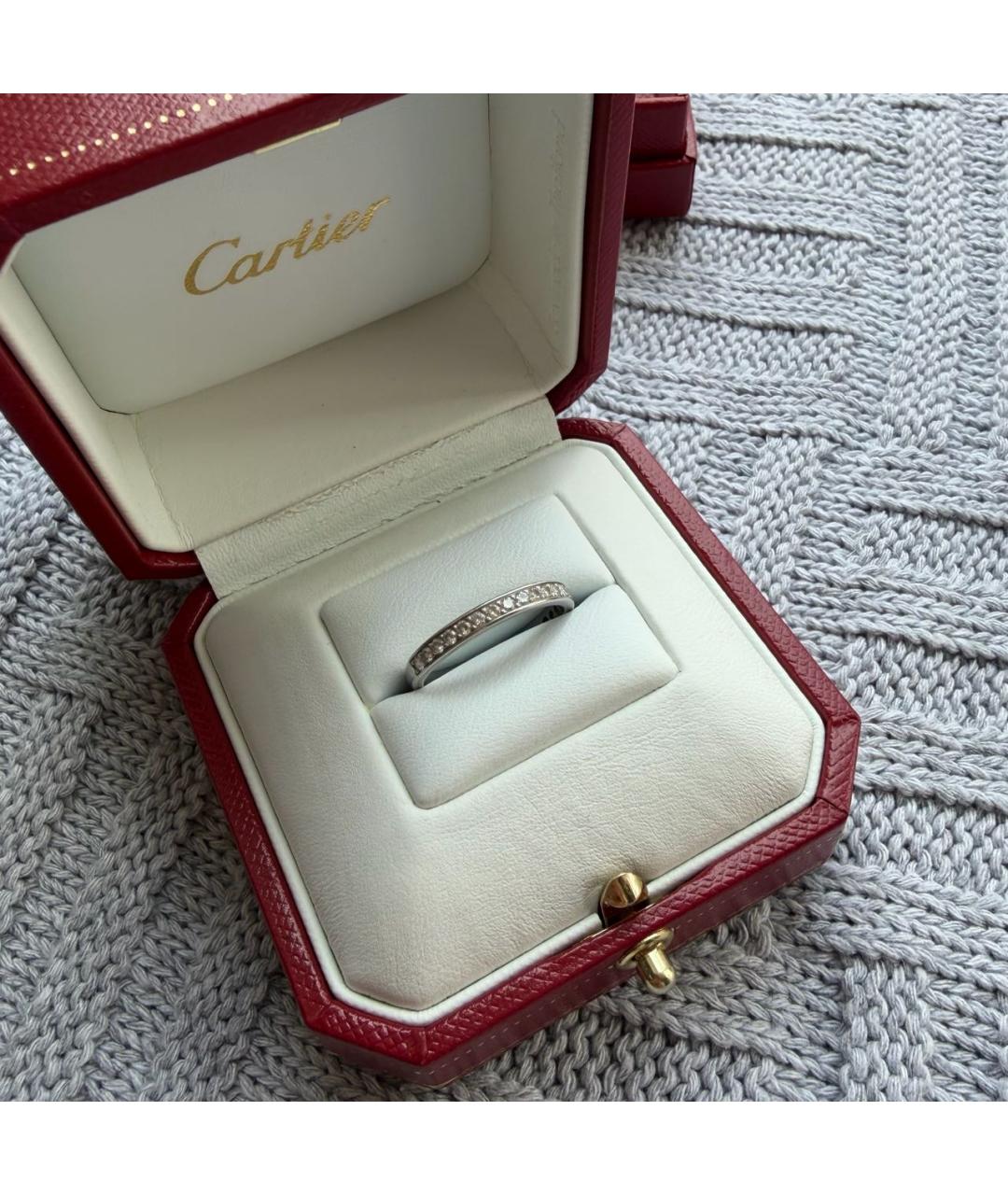 CARTIER Серое платиновое кольцо, фото 3