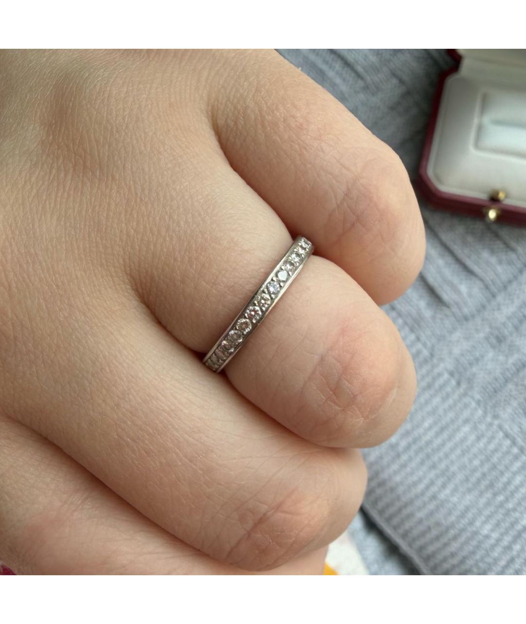 CARTIER Серое платиновое кольцо, фото 6
