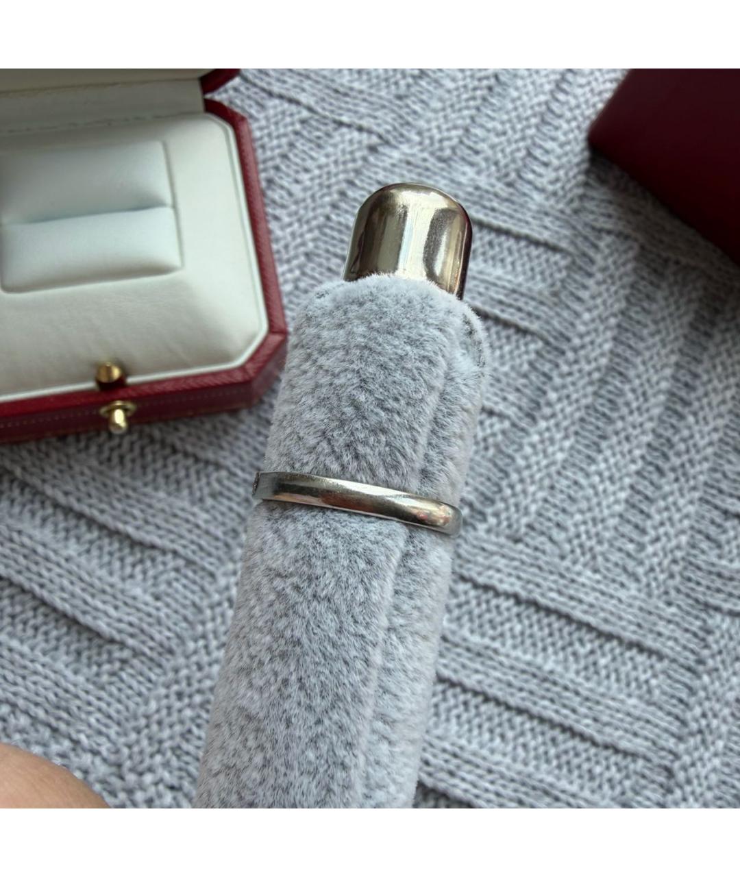 CARTIER Серое платиновое кольцо, фото 5