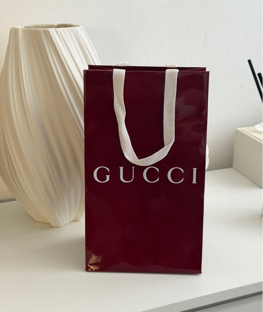 GUCCI Белый шерстяной шарф, фото 3