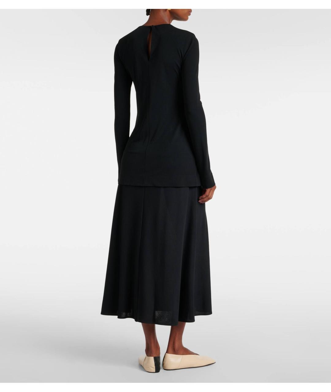 JIL SANDER Черное повседневное платье, фото 2
