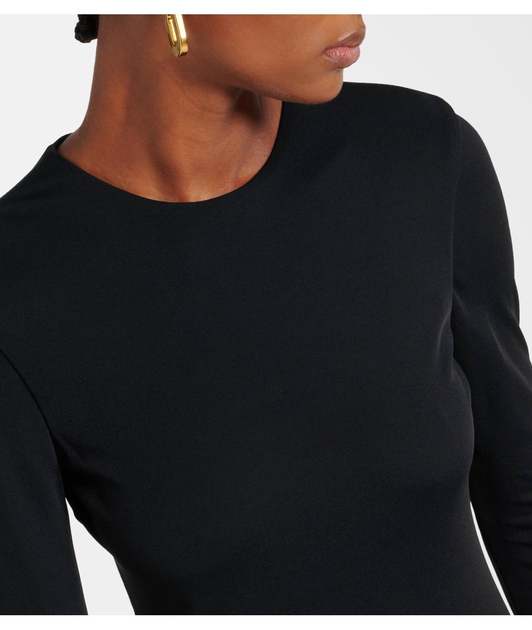 JIL SANDER Черное повседневное платье, фото 3