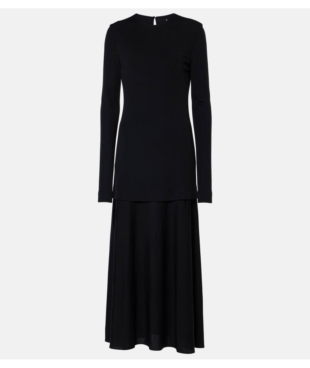 JIL SANDER Черное повседневное платье, фото 5
