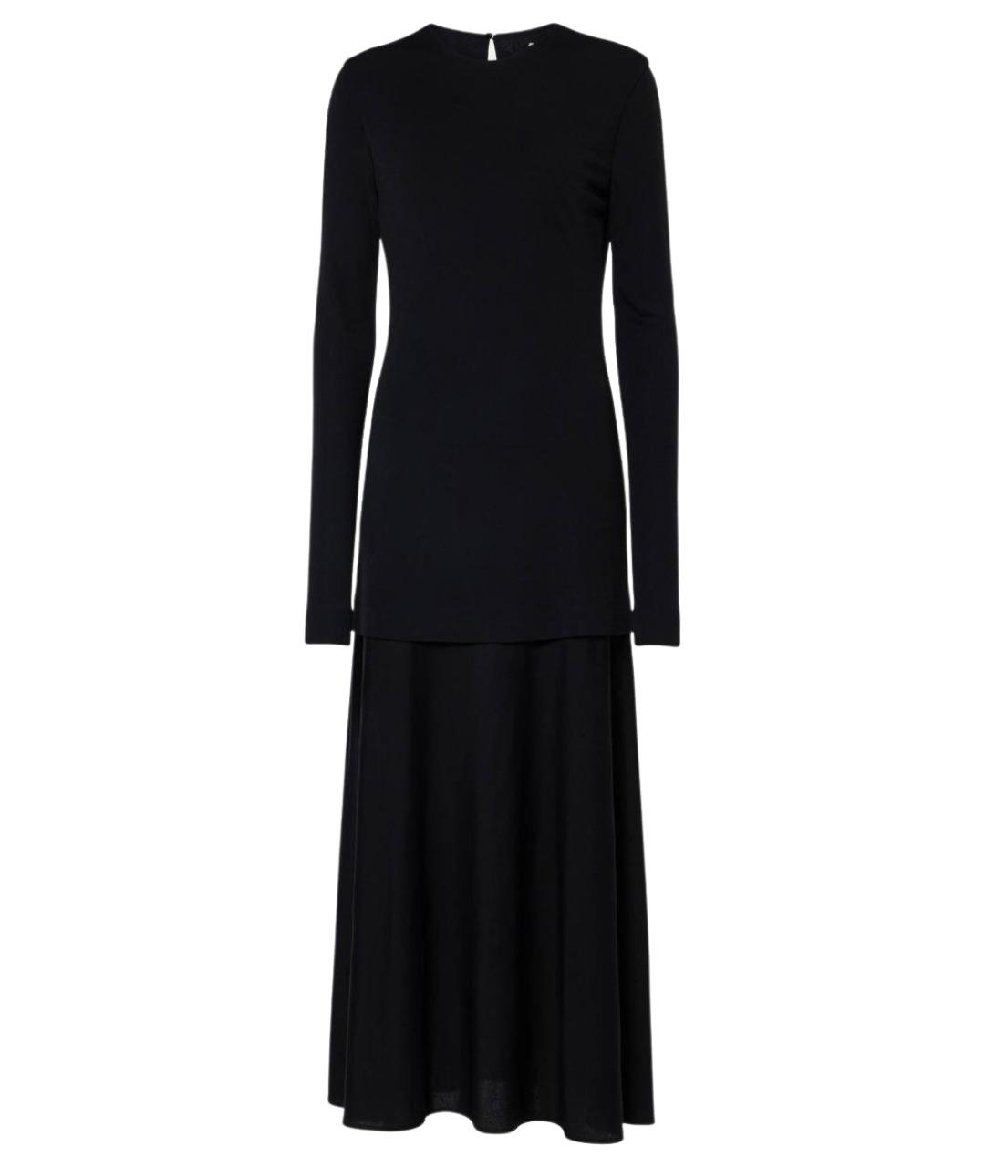 JIL SANDER Черное повседневное платье, фото 6