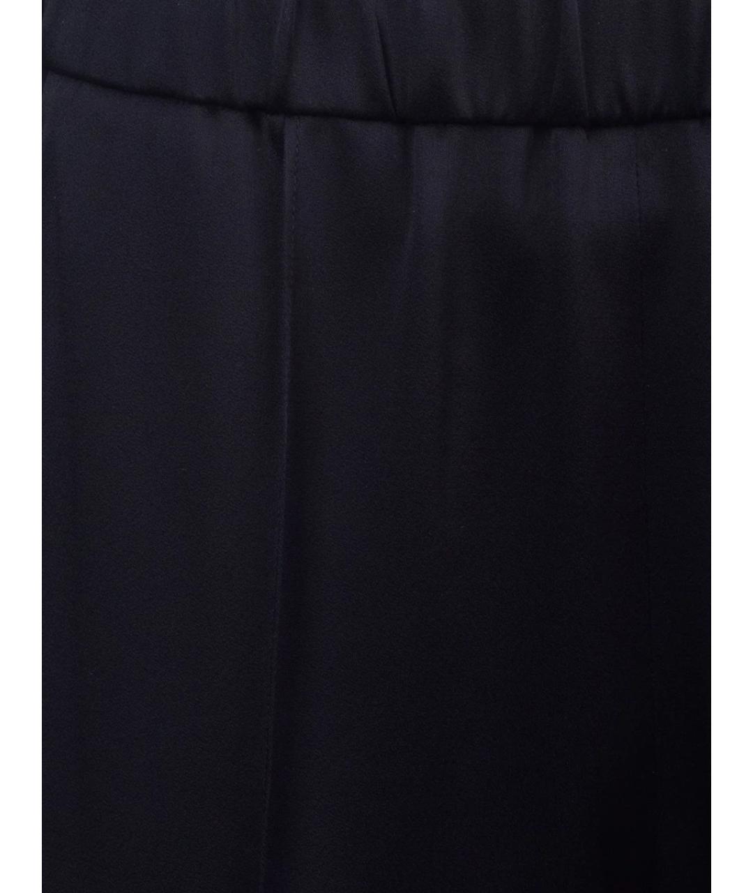 JIL SANDER Черные ацетатные прямые брюки, фото 3