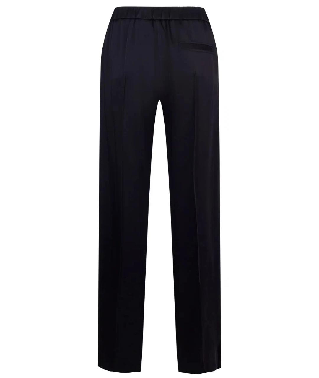 JIL SANDER Черные ацетатные прямые брюки, фото 2