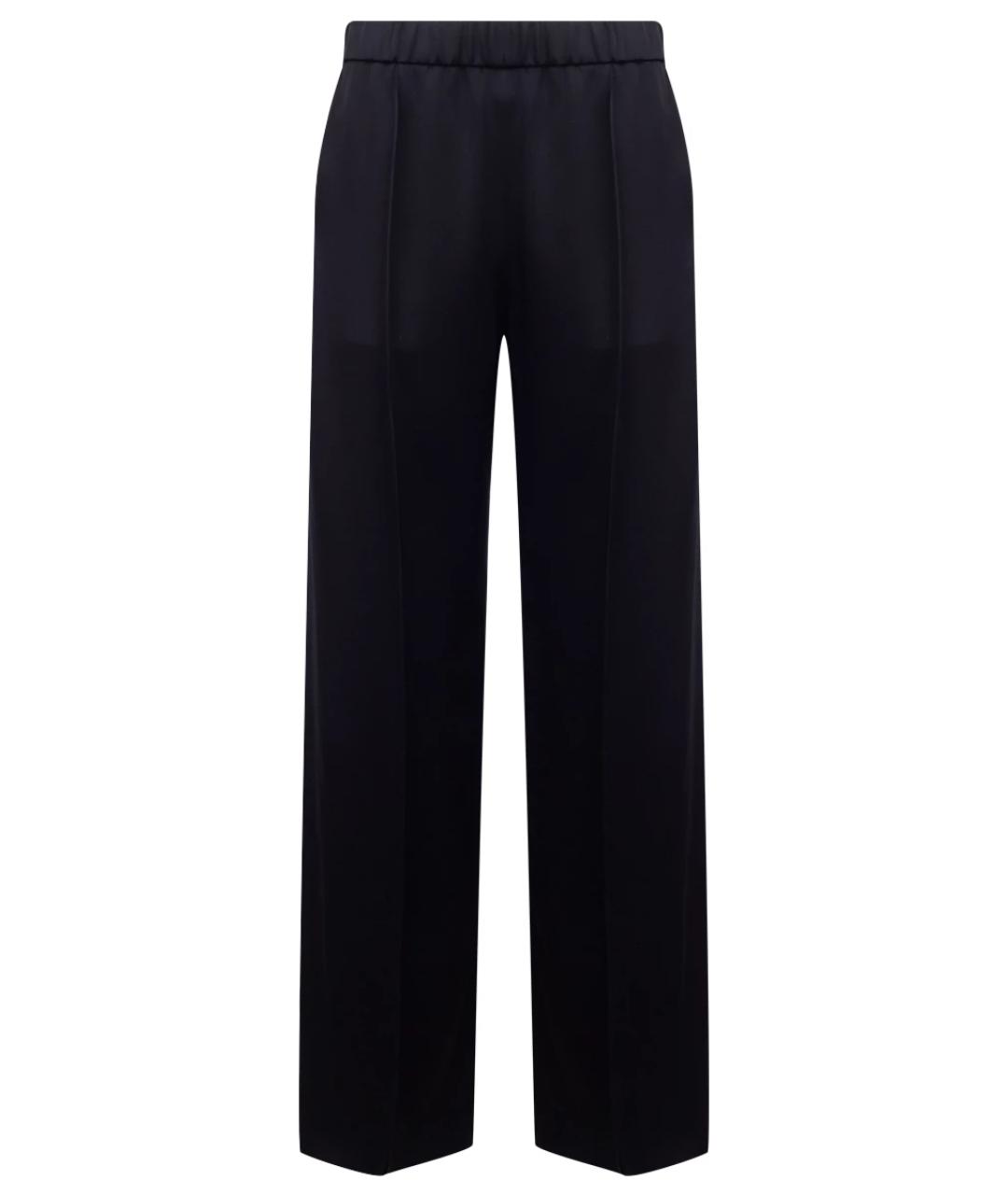 JIL SANDER Черные ацетатные прямые брюки, фото 1