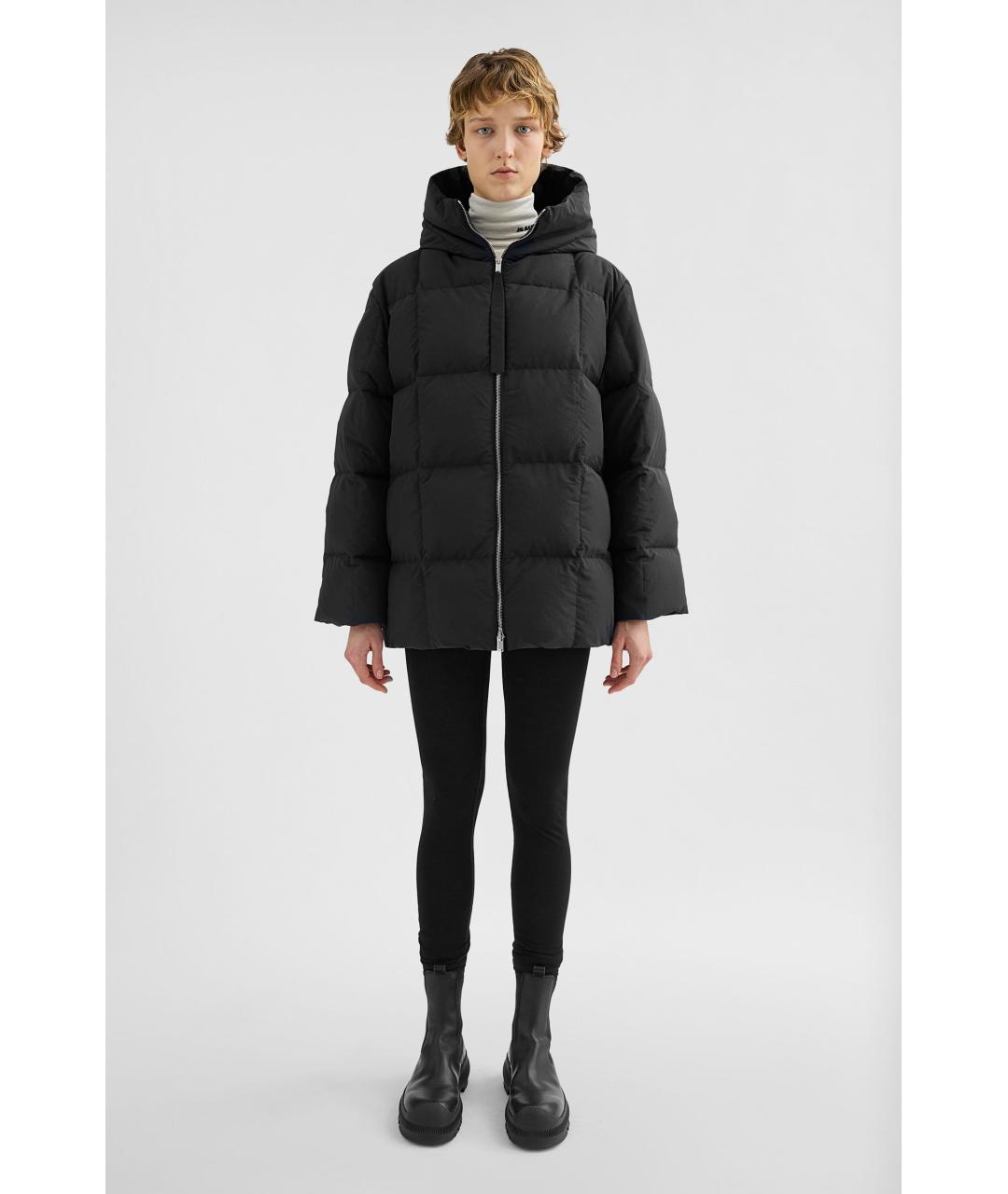 JIL SANDER Черный пуховик, фото 3