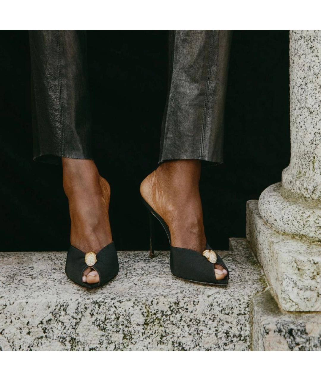 GIUSEPPE ZANOTTI DESIGN Черные мюли, фото 6