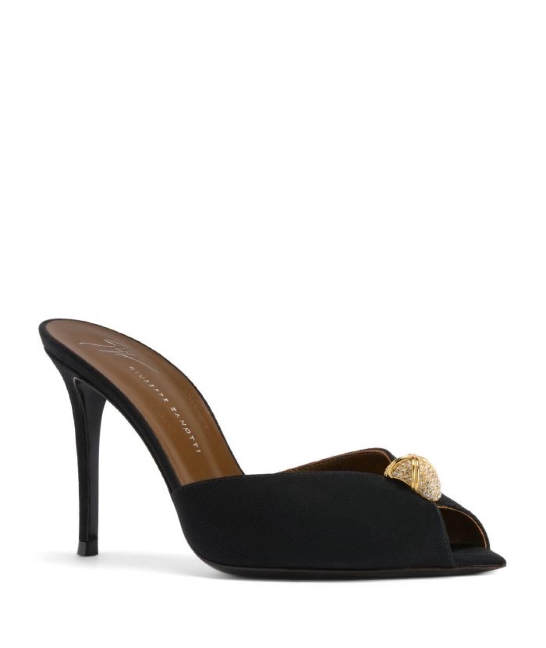 GIUSEPPE ZANOTTI DESIGN Черные мюли, фото 2