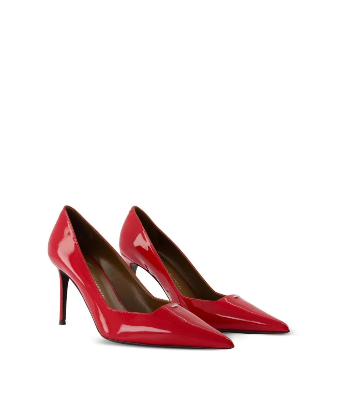 GIUSEPPE ZANOTTI DESIGN Красные туфли из лакированной кожи, фото 2