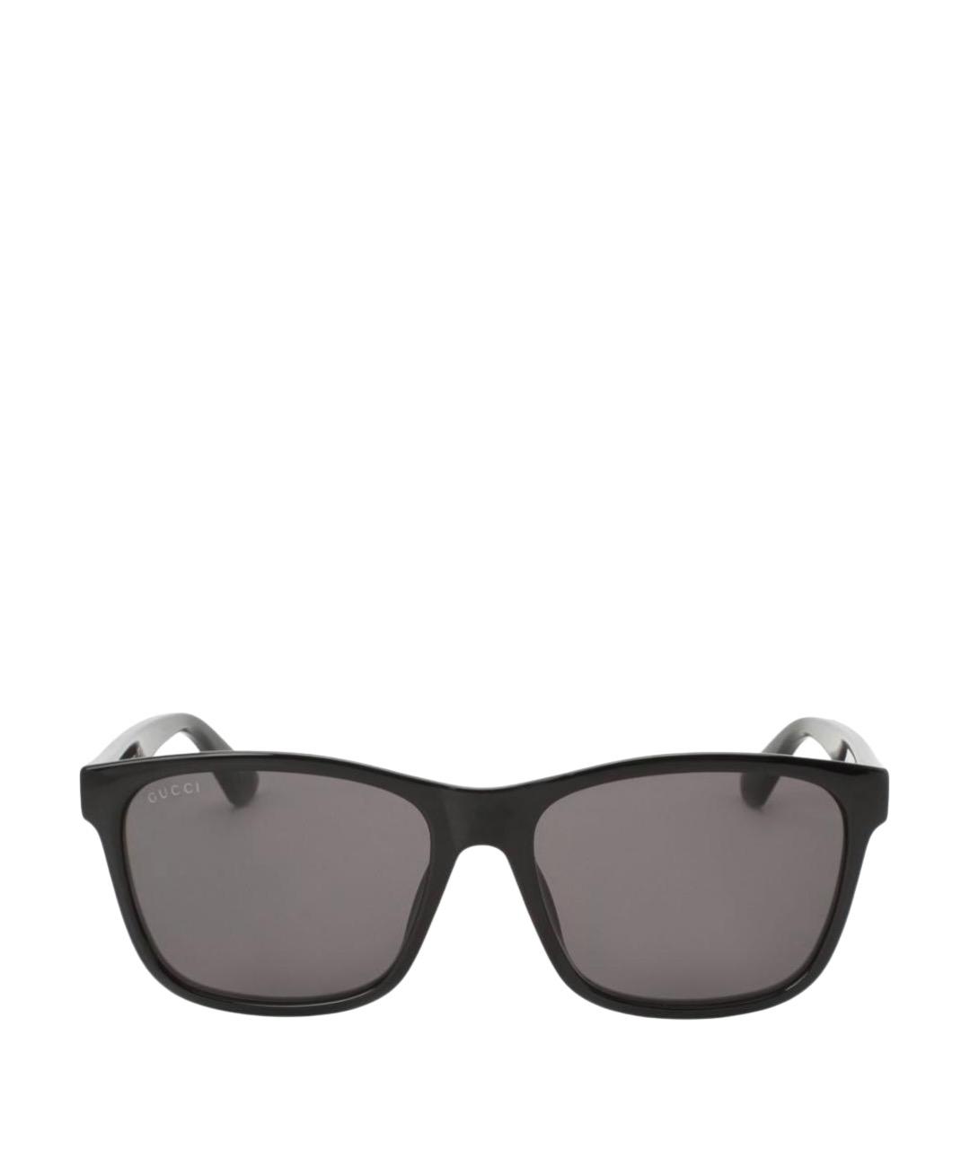 GUCCI Черные пластиковые солнцезащитные очки, фото 1