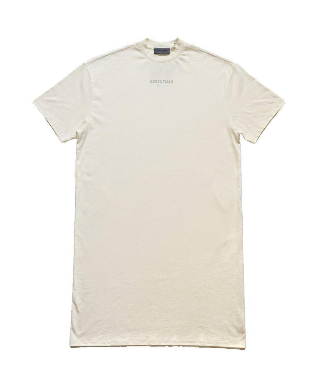FEAR OF GOD ESSENTIALS Бежевое хлопковое повседневное платье, фото 1
