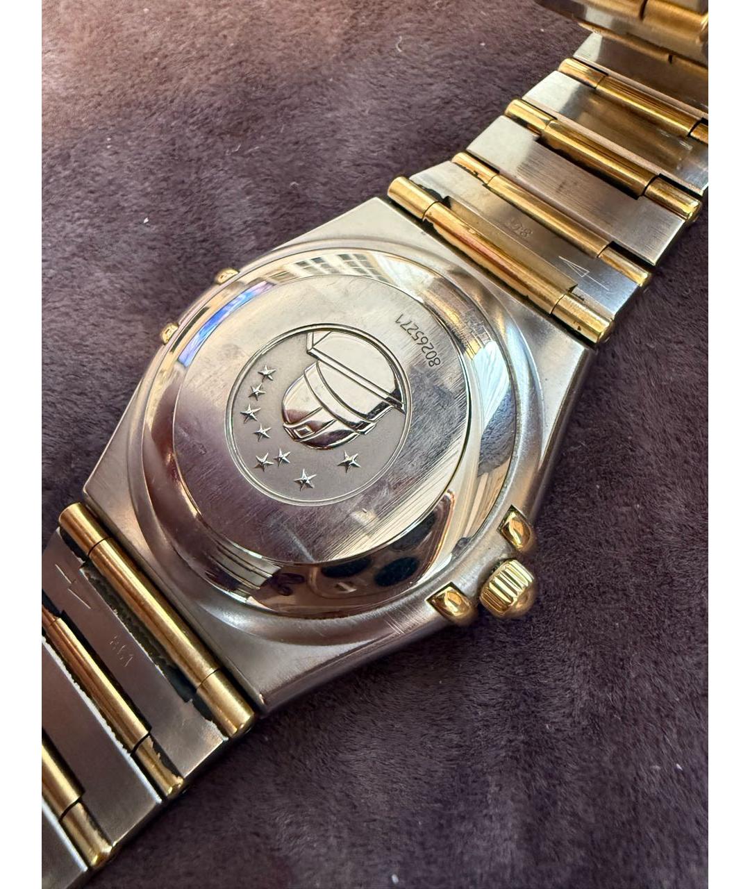 OMEGA Серебряные металлические часы, фото 4