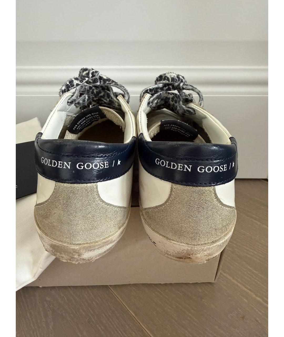 GOLDEN GOOSE DELUXE BRAND Белые кожаные кеды, фото 4