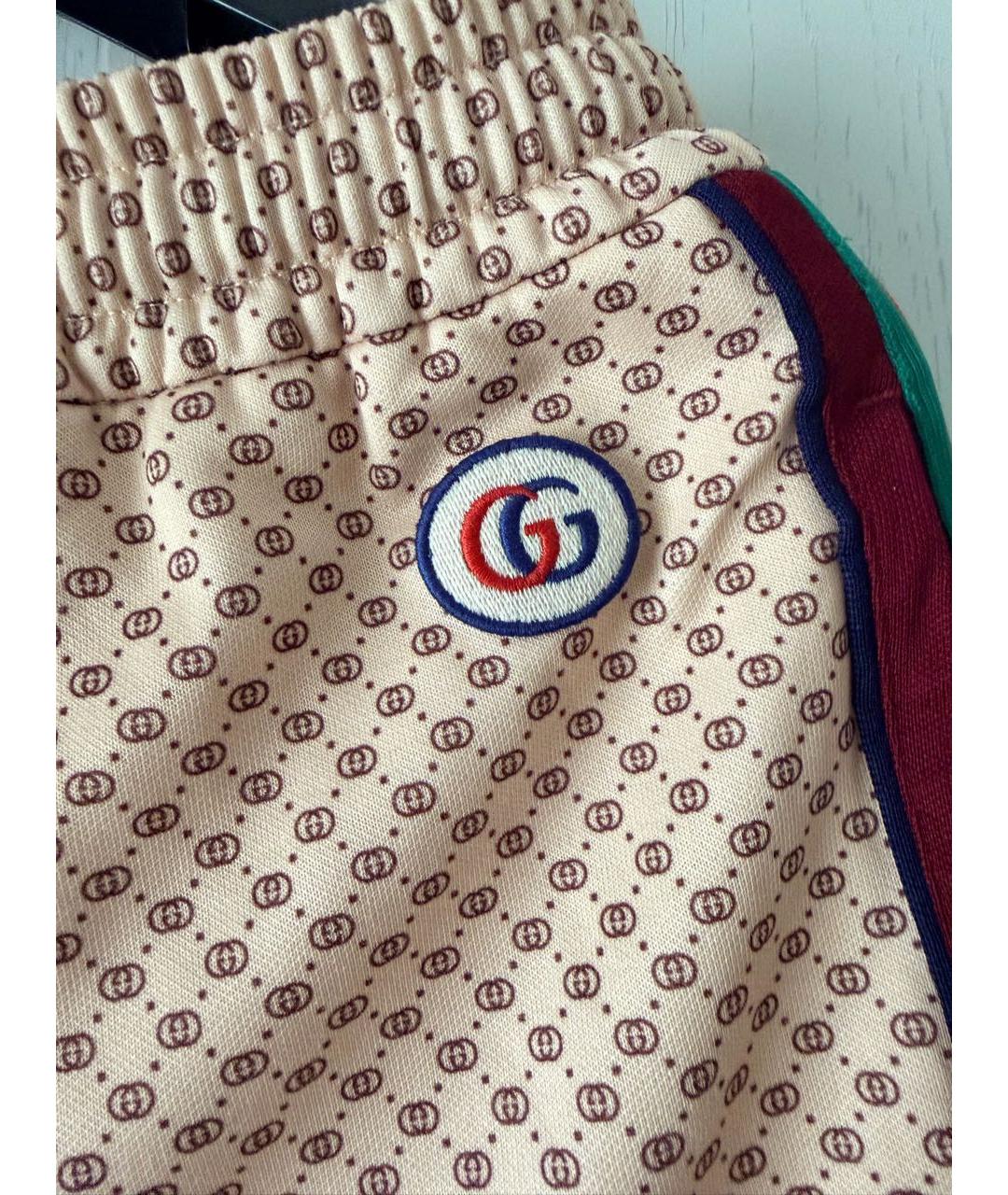 GUCCI Коричневые ацетатные брюки широкие, фото 3