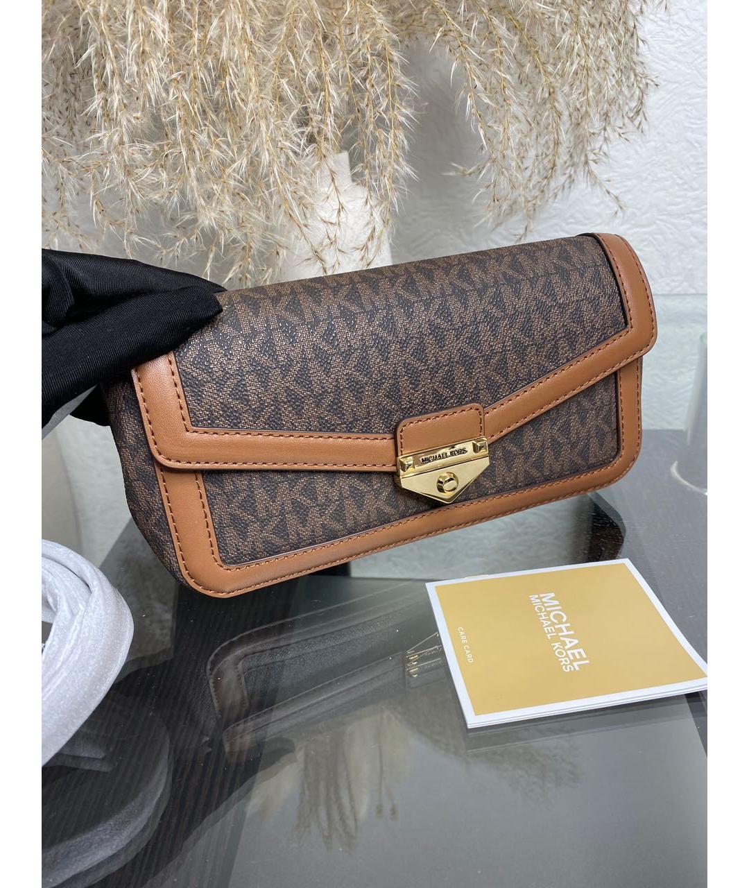 MICHAEL KORS Коричневая сумка через плечо, фото 2