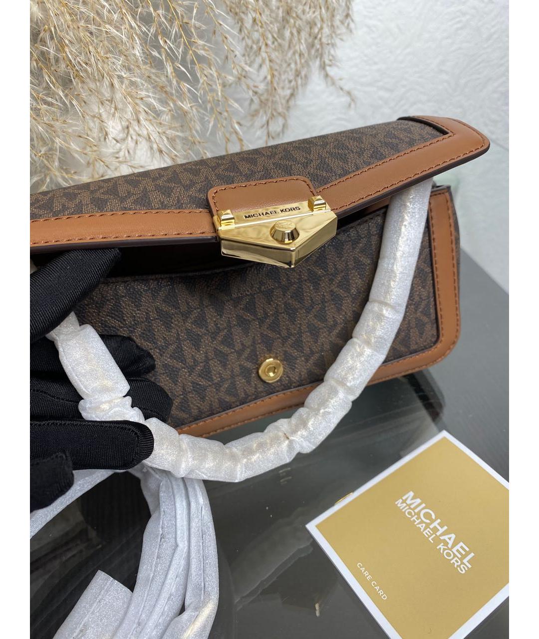 MICHAEL KORS Коричневая сумка через плечо, фото 8