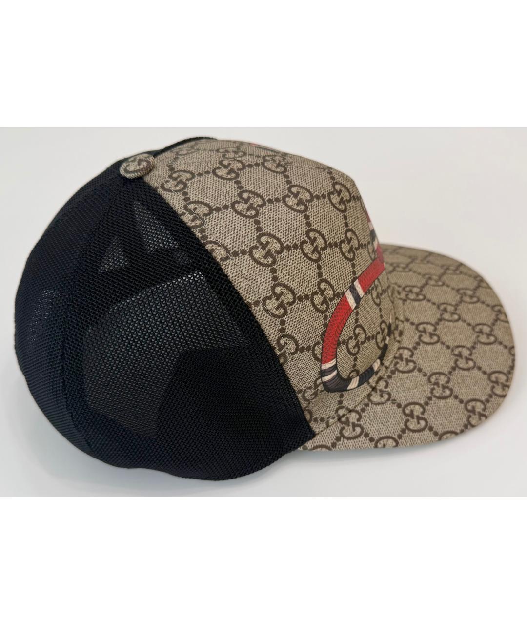 GUCCI Бежевая хлопковая кепка/бейсболка, фото 5